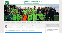 Desktop Screenshot of fc-schwarzenbach.de